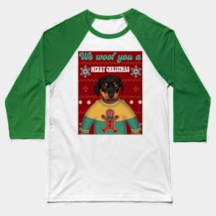 We woof you a merry christmas Baseball T-Shirt